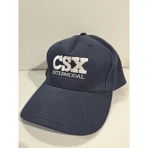Head To Toe CSX Intermodal Railroad Train Adjustable Hat/Cap